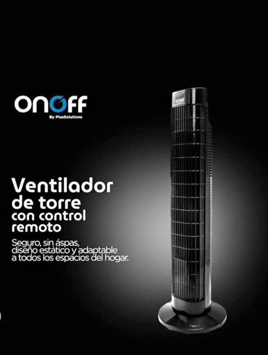 Ventilador de Torre + Control Remoto ONOFF